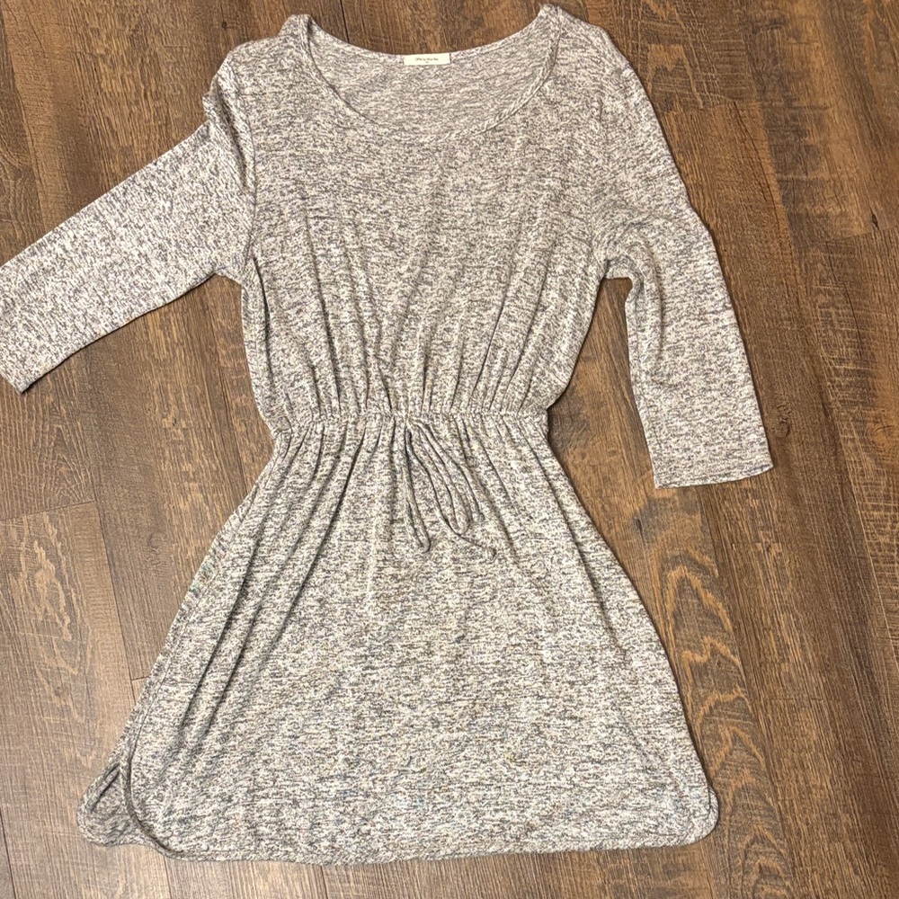 12 PM By Mon Ami Heather Gray Dress